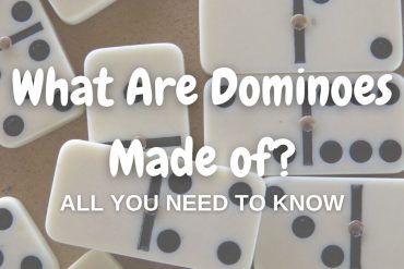 what are dominoes made of