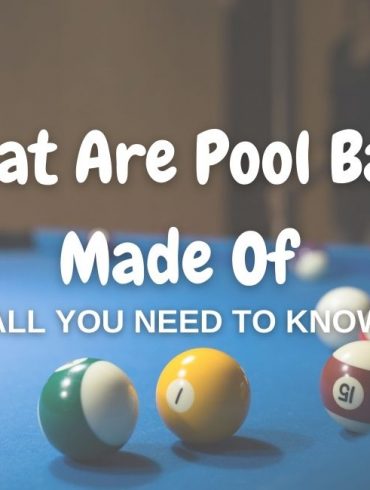 what are pool balls made of